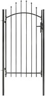 Garden gate steel 1×2,45 m black - Fence Gate