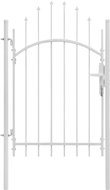 Garden gate steel 1×2,25 m white - Fence Gate