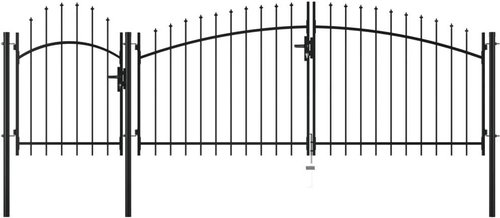 Zahradní brána ocel 2,25×4 m černá - Brána - Main image