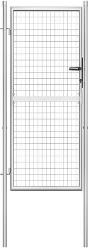 Zahradní branka pozinkovaná ocel 105×225 cm stříbrná - Fence Gate - Main image