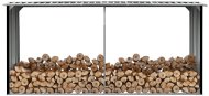 Dreváreň SHUMEE Dreváreň, antracit 153 × 330 × 90 cm - Dřevník