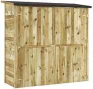 Garden shed for tools made of impregnated pine 182x76x175 cm - Woodshed