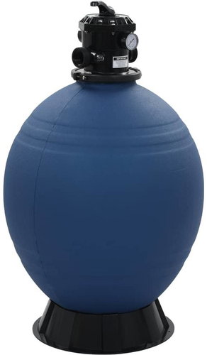 Pool sand filtration with 6-position valve blue 660 mm - Sand Filtration - Main image