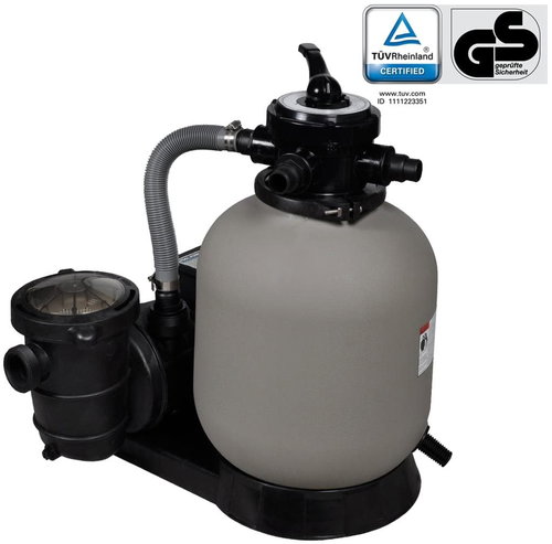 Sand filtration with pump 600 W 17000 l / h - Sand Filtration - Main image