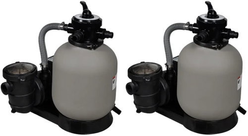 Sand filter pumps 2 pcs 600 W 17,000 l / h - Sand Filtration - Main image
