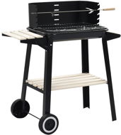 Charcoal Grill with Wheels - Grill