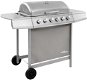Gas Garden Grill with 6 Silver Burners - Grill