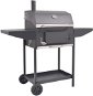 Garden Grill/Charcoal Smokehouse with Black Shelf - Grill