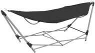 Hammock with folding stand black - Garden Swing