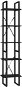 Shumee s 5 policami čierna 40 × 30 × 175 cm drevotrieska, 3081969 - Regál