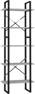 Shumee  s 5 policemi betonově šedá 60×30×175 cm dřevotříska, 3081982 - Regál