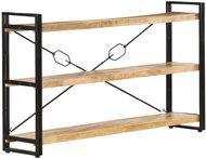 Shumee  se 3 policemi 140×30×80 cm masivní mangovník , 320620 - Shelving Unit