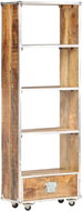 Shumee  56×28×163 cm masivní hrubé mangovníkové dřevo, 323407 - Shelving Unit