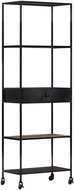 Shumee  60×35×180 cm hrubé mangovníkové dřevo a železo, 323735 - Shelving Unit