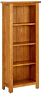 Shumee  se 4 policemi 45×22×110 cm masivní dubové dřevo, 331740 - Shelving Unit