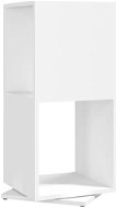 Shumee otočná skříňka bílá 34,5×34,5×75,5 cm dřevotříska, 339550 - Knihovna