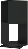 Shumee otočná skříňka černá 34,5×34,5×75,5 cm dřevotříska, 339551 - Knihovna