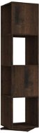 Shumee otočná skříňka kouřový dub 34,5×34,5×147,5 cm dřevotříska, 339562 - Regál