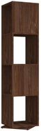 Shumee otočná skříňka hnědý dub 34,5×34,5×147,5 cm dřevotříska, 339563 - Knihovna