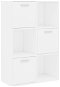 Shumee úložná skříňka bílá 60×29,5×90 cm dřevotříska, 801134 - Regál