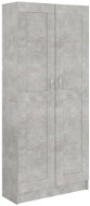 Shumee betónovo sivá 82,5 × 30,5 × 185,5 cm drevotrieska, 802736 - Knižnica