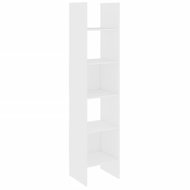 Shumee  bílá 40×35×180 cm dřevotříska, 803398 - Knihovna