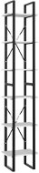 Shumee  se 6 policemi bílá 40×30×210 cm dřevotříska, 806497 - Knihovna