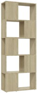 Shumee dělící stěna dub sonoma 60×24×155 cm, 809092 - Knihovna