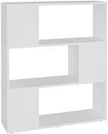 Shumee dělící stěna bílá 80×24×94 cm dřevotříska, 809125 - Knihovna