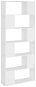Shumee deliaca stena biela 80 × 24 × 186 cm drevotrieska, 809152 - Knižnica