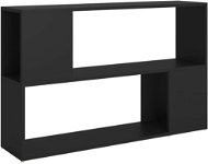 Shumee  černá 100×24×63 cm dřevotříska, 809171 - Knihovna