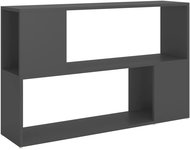 Shumee  šedá 100×24×63 cm dřevotříska, 809172 - Knihovna