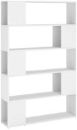 Shumee deliaca stena biela 100 × 24 × 155 cm drevotrieska, 809197 - Regál