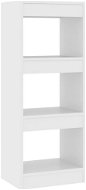 Shumee dělící stěna bílá 40×30×103 cm dřevotříska, 811610 - Regál