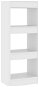 Shumee dělící stěna bílá 40×30×103 cm dřevotříska, 811610 - Regál