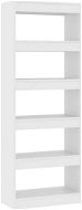 Shumee deliaca stena biela 60 × 30 × 166 cm drevotrieska, 811673 - Knižnica