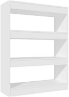 Shumee deliaca stena biela 80 × 30 × 103 cm kompozitné drevo, 811700 - Knižnica