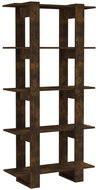 Shumee dělící stěna kouřový dub 80×30×160 cm dřevotříska, 813572 - Knihovna
