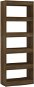 Shumee dělící stěna hnědý dub 60×30×166 cm dřevotříska, 813610 - Regál