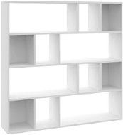 Shumee  dělící stěna bílá 110×24×110 cm dřevotříska, 800360 - Knihovna