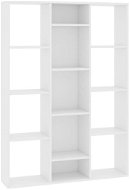 Shumee zástěna do pokoje bílá 100×24×140 cm dřevotříska, 800441 - Knihovna