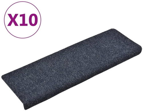 Nášlapy na schody 10 ks antracitové 65 x 25 cm vpichované - Nášlapy na schody - Main image
