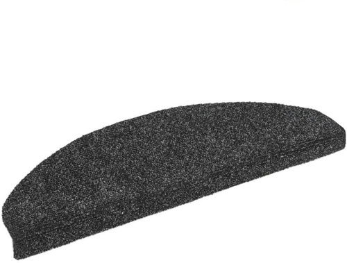 Samolepící nášlapy na schody 10 ks tmavě šedé 65x21x4 cm vpich - Stair Treads - Main image