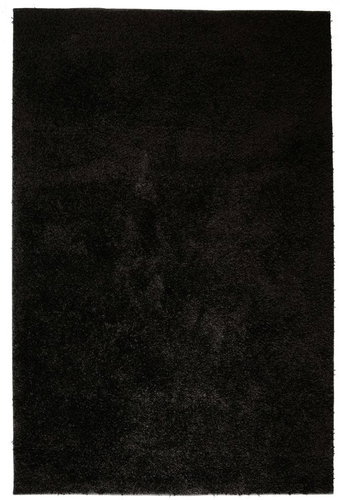 Piece rug with high pile Shaggy 120x170 cm black - Carpet - Main image