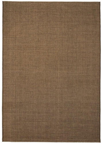 Outdoor / indoor piece rug, sisal look 80x150cm brown - Carpet - Main image
