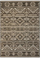 Outdoor / indoor piece rug, sisal, 120x170cm geometric - Carpet