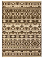 Outdoor / indoor piece rug, sisal, 120x170cm ethnic pattern - Carpet