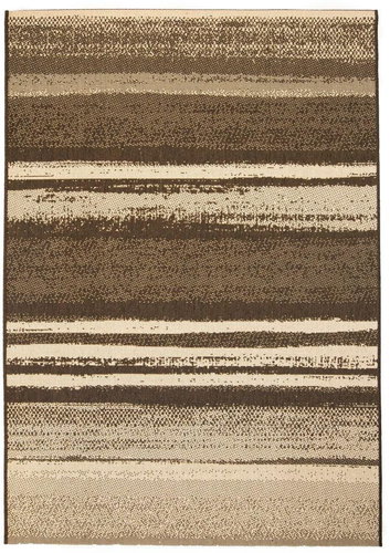 Outdoor / indoor piece rug, sisal look 120x170cm stripes - Carpet - Main image