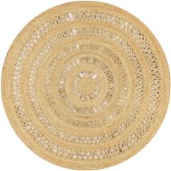 Ručne vyrobený koberec zo splietanej juty 150 cm - Koberec