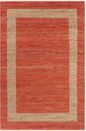 Handmade jute carpet red 120x180 cm - Carpet